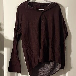 Tasso Elba Mens Diamond Pattern Button Down - GUC 17- 17 1/2